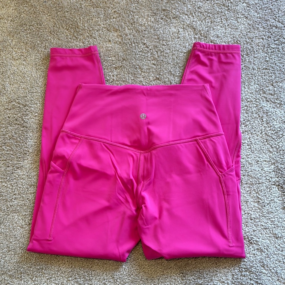 lululemon athletica , size 8, sonic pink